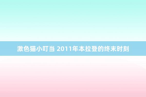 激色猫小叮当 2011年本拉登的终末时刻